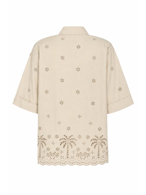 Camicia Matisse in cotone con ricami sangallo Mc2 Saint Barth | MTI000101425L
